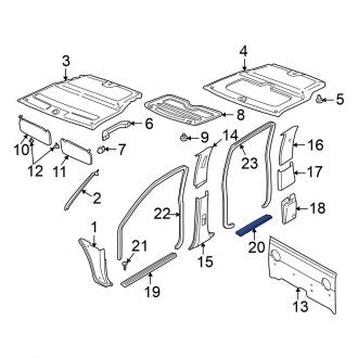 New Fits Nissan, Front Right Door Sill Plate - Part # 769518B401