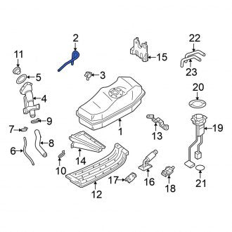 New Fits Nissan, Evaporative Emissions System Lines - Part # 173375S805