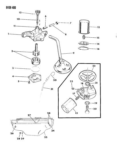 Adapter, Oil Filter To Cylinder Block