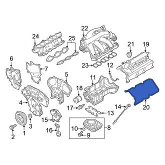 New Fits Nissan, Engine Valve Cover Gasket - Part # 132709N02A