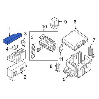 New Fits Nissan, Lower Fuse Box Cover - Part # 243827S010