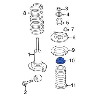 New Fits Nissan, Suspension Strut Bellows - Part # 552487S000