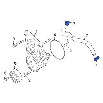 New Fits Nissan, PCV Valve Hose Clamp - Part # 16439EZ41A