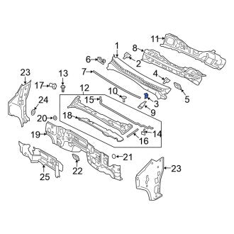 New Fits Nissan, Cowl Cover Grommet - Part # 808740P010