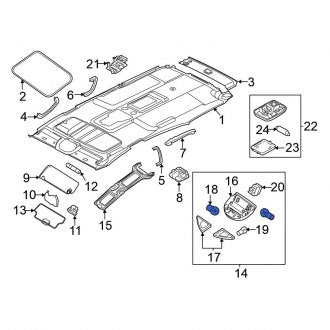 New Fits Nissan, Map Light Bulb - Part # 264337S010