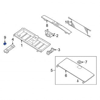 New Fits Nissan, Rear Tie Down Hook - Part # 84937ZQ10A