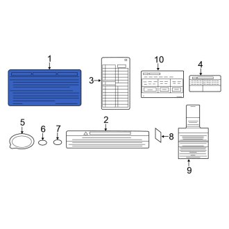 New Fits Nissan, Emission Label - Part # 148056JS0D