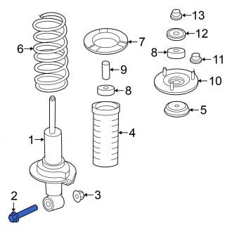 New Fits Nissan, Suspension Strut Bolt - Part # 544591LA0C