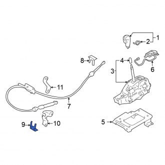 New Fits Nissan, Rear Automatic Transmission Shifter Cable Clip - Part # 364067S00A