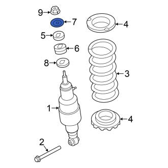 New Fits Nissan, Upper Suspension Shock Absorber Mount Washer - Part # 562131LA0A