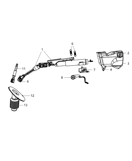 Lever Tilt Column Release