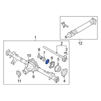 New OEM Rear Differential Fits, 2012-2015 Nissan Frontier - Part # 43003-9BL0A