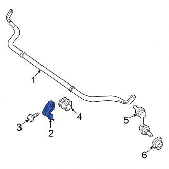 New Fits Nissan, Front Suspension Stabilizer Bar Bracket - Part # 546147S000