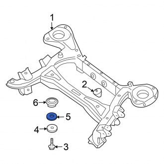 New Fits Nissan, Rear Upper Suspension Crossmember Stop - Part # 55474ZC00A