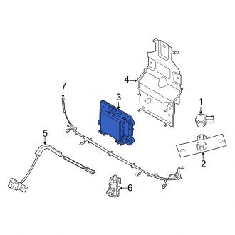 New OEM Front Cruise Control Distance Sensor Fits, 2024 Nissan Pathfinder - Part # 28437-6RJ0A