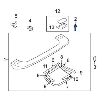 New Fits Nissan, Spoiler Bolt - Part # 084406162A