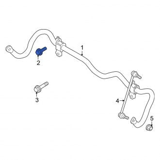 New Fits Nissan, Suspension Stabilizer Bar Bracket Bolt - Part # 54459JP00E
