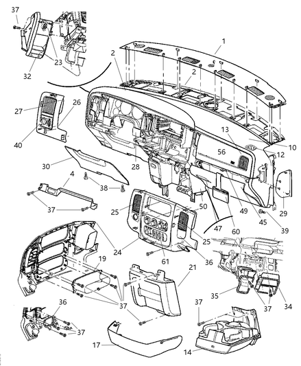 Panel Instrument Upper