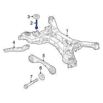 New Fits Nissan, Suspension Crossmember Bolt - Part # 552226RR0A