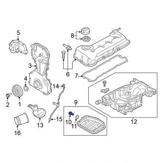 New Fits Nissan, Engine Oil Drain Plug - Part # 1112801M1A