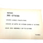 OEM 1974 Ferrari 365 GT4 BB Mechanical Parts Catalog Gearbox Insert, Cat. # 11/1973