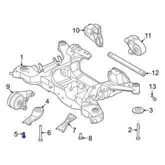 New Fits Nissan, Front Suspension Crossmember Bolt - Part # 01127A2071