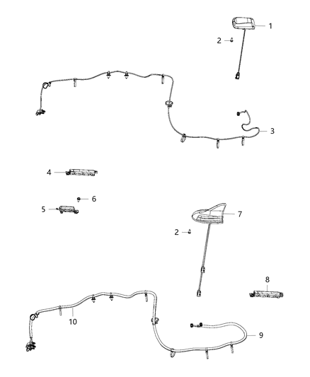 Antenna Cable & Base Assy