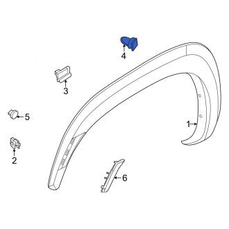 New Fits Nissan, Fender Flare Clip - Part # 015530213U