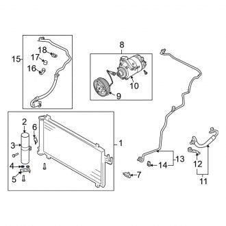 New Fits Nissan, A/C Line O-Ring - Part # 925572J000