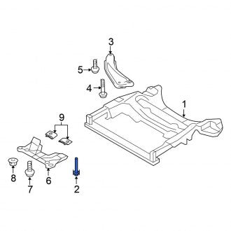 New Fits Nissan, Inner Engine Cradle Bolt - Part # 081B70455M