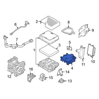 New OEM Drive Motor Inverter Fits, 2018-2024 Nissan Leaf - Part # 291A0-5SA0B