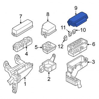 New Fits Nissan, Rear Upper Fuse Box Cover - Part # 243824Z800