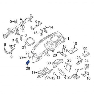 New Fits Nissan, Instrument Panel Bezel - Part # 684855M002