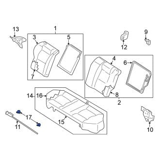 New Fits Nissan, Rear Lower Seat Frame Clip - Part # 883044Z300