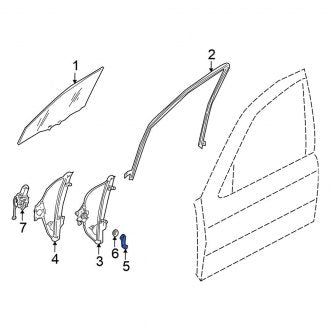 New Fits Nissan, Rear Window Crank Handle - Part # 807605M004