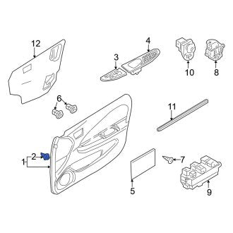 New Fits Nissan, Front Inner Door Interior Trim Panel Retainer - Part # 0155310311