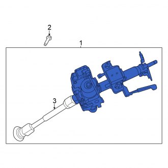 New OEM Steering Column Fits, 2017-2019 Nissan Sentra - Part # 48810-4AF1D