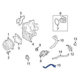 New Fits Nissan, Radiator Coolant Hose - Part # 140556LB0A