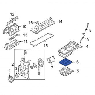 New Fits Nissan, Engine Oil Sump Windage Tray - Part # 111143Z000