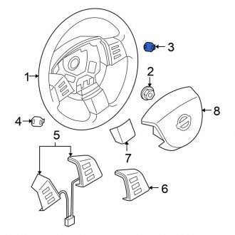 New Fits Nissan, Steering Wheel Plug - Part # 484658J001