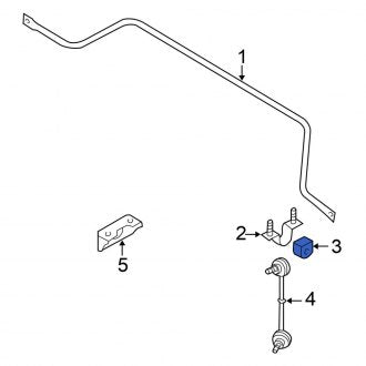 New Fits Nissan, Rear Suspension Stabilizer Bar Bushing - Part # 546138J021