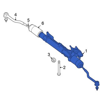 New OEM Rack and Pinion Assembly Fits, 2007-2011 Nissan Altima - Part # 49001-JA800