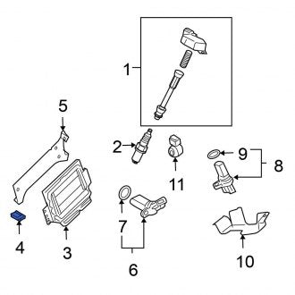New Fits Nissan, Engine Control Module Bracket (237147Y00A) - Part # 237147Y00A