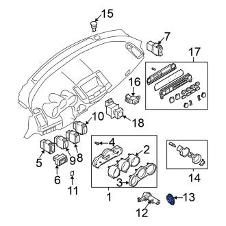New Fits Nissan, Ignition Lock Escutcheon - Part # 484747Y002