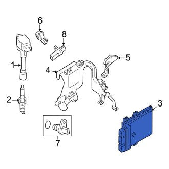 New OEM Engine Control Module Fits, 2009-2010 Nissan Maxima - Part # 23710-9N00A