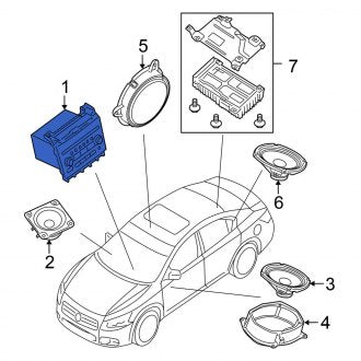 New OEM GPS Navigation Control Module Fits, 2009 Nissan Maxima - Part # 25915-1AA9C