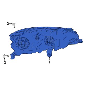 New OEM Front Right Headlight Assembly Fits, 2023-2025 Nissan Altima - Part # 26010-9HF0C