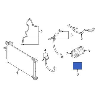 New Fits Nissan, A/C System Information Label - Part # 270906CA1C