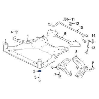 New Fits Nissan, Suspension Subframe Washer - Part # 54376JA00B
