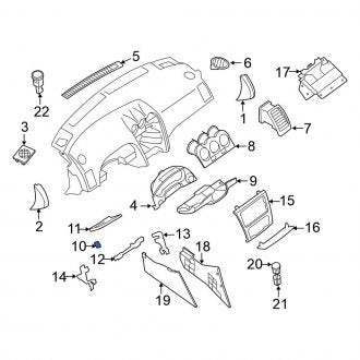 New Fits Nissan, Instrument Panel Cover - Part # 68492ZX01A